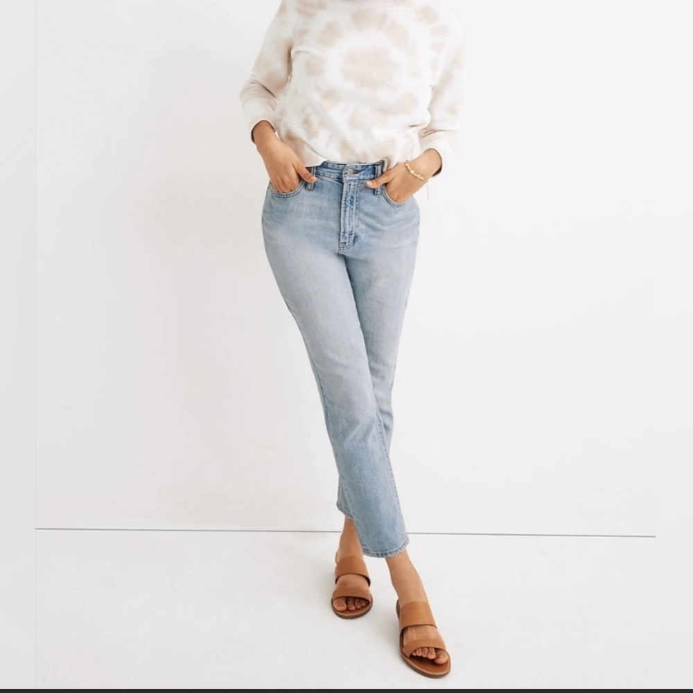 Madewell The Curvy Perfect Vintage Jeans Fitzgerald Wash Size 27